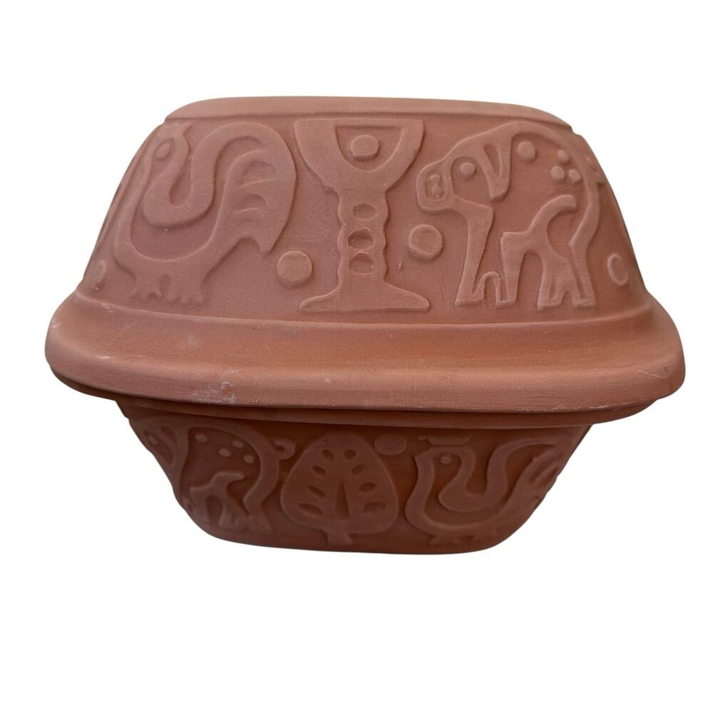 Romertopf Clay Unglazed Baker Covered Cooker w/ Lid Model #113 Mexico - Picture 4 of 10